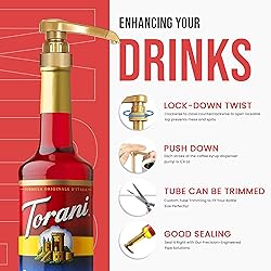 Jimoco Syrup Pump & Torani Syrup Bundle - Fruit