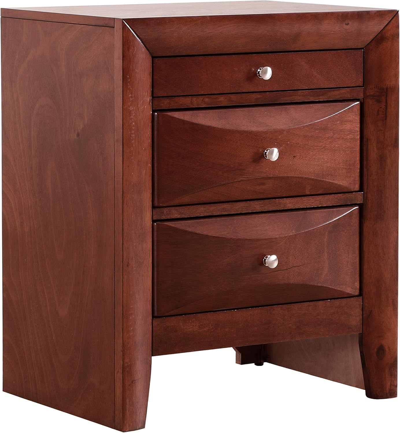 Amazon Com Glory Furniture 3 Drawer Nightstand Cherry Kitchen