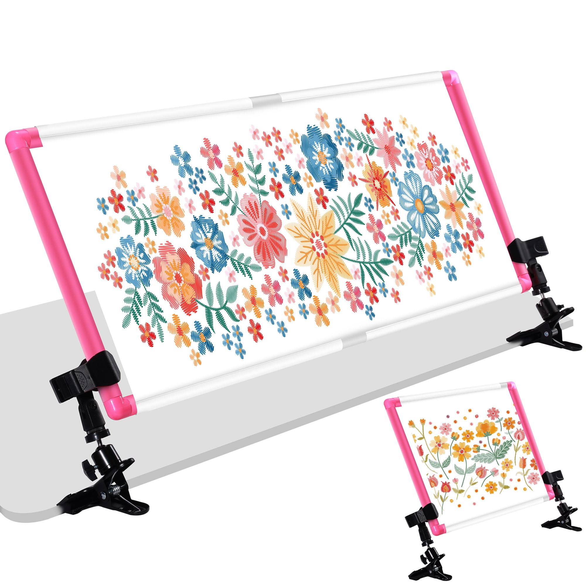 XEmbro Large Embroidery Scroll Frame, Adjustable