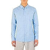 Hurley Men's One and Only Textured Long Sleeve Button Up