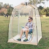 All Weather Proof Pod Sports Tent,Outdoor Weather Tent Sports Pod Pop Up Shelter with Sealed Floor,Clear Tent for Sport Event,Camping,Fishing 8 Sizes &amp; Multicolor 2-4 Person