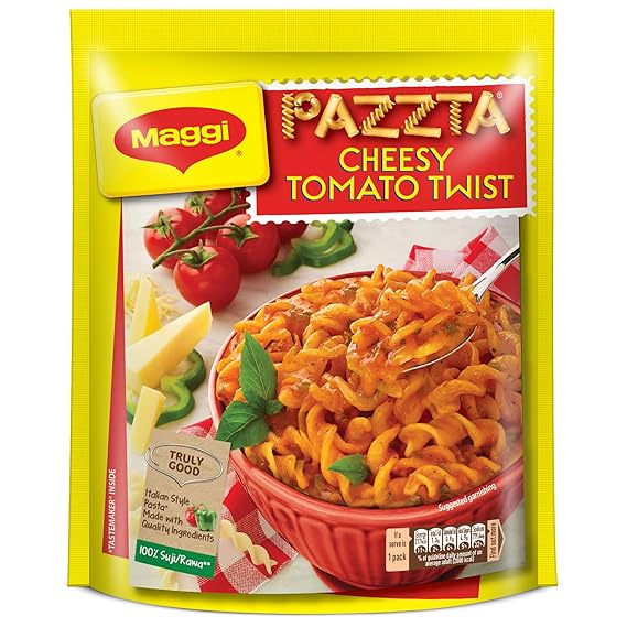 Maggi Pazzta Instant Pasta - Cheesy Tomato Twist, 64g Pouch