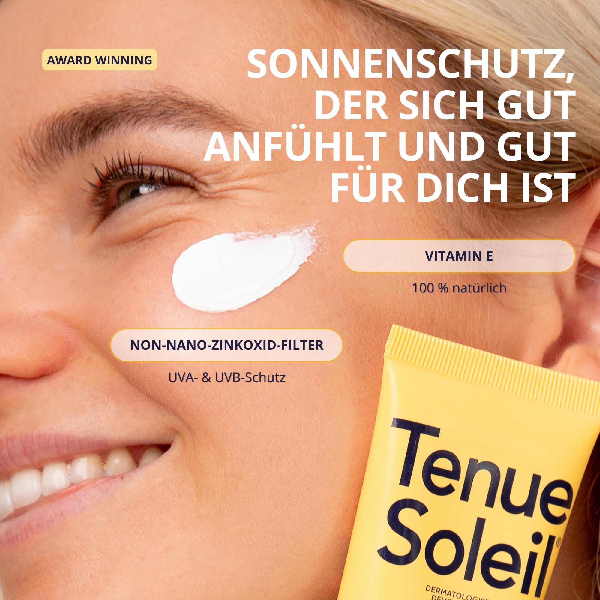 TENUE SOLEIL SPF 30 Mineral-Sonnenbrand - 100 ml - Wasserfeste Sonnencreme mit Vitamin E - Vegan, Parfümfrei - Für empfindliche Haut - Gesicht und Körper 3