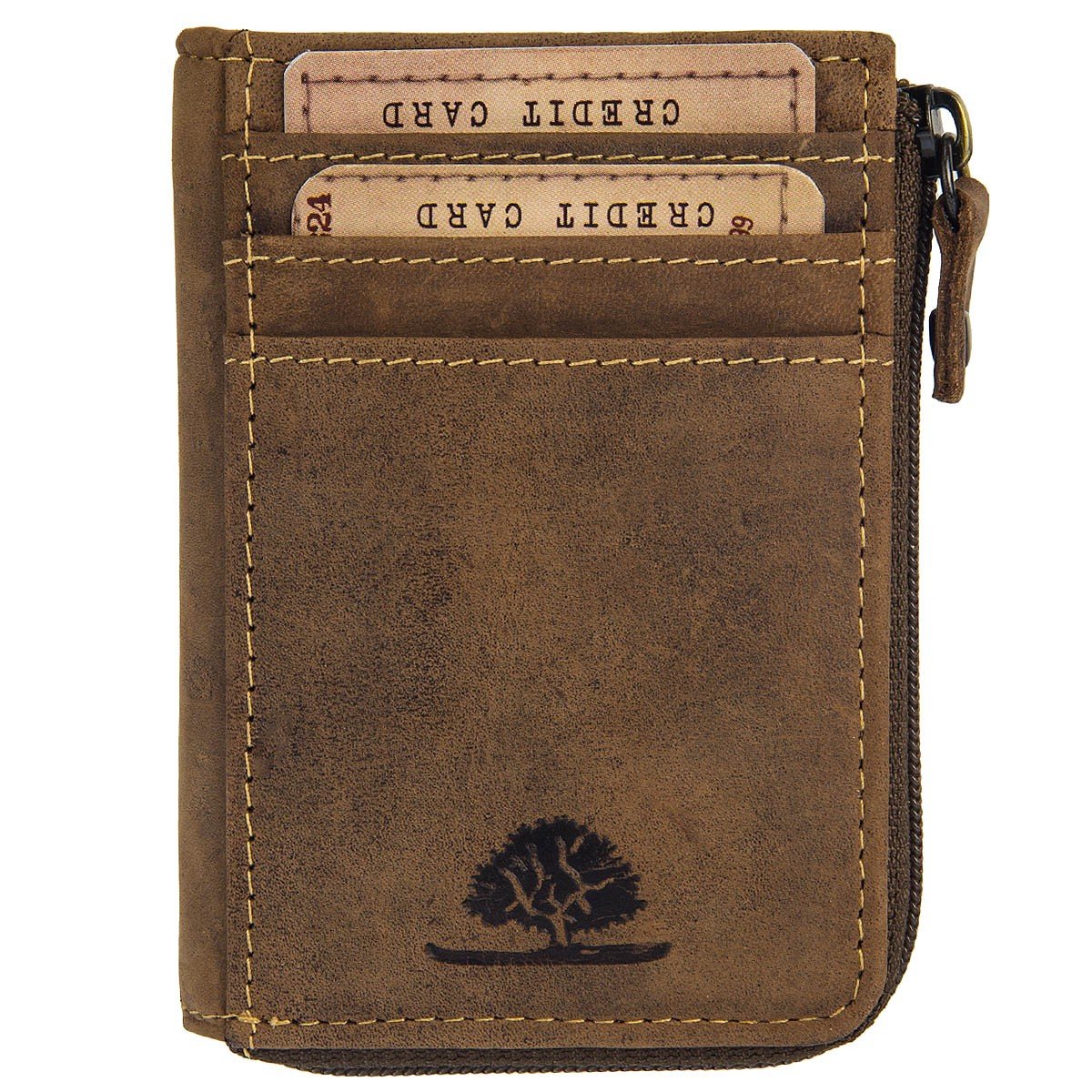 Greenburry Vintage Card Holder Leather 7,5 cm