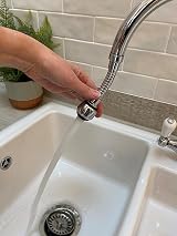 Siroflex Milady Dual Function Tap Aerator Shower Flow Chrome Hose Italian Made view 3