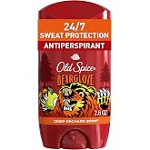 Old Spice Antiperspirant Deodorant for Men, Bearglove Scent, 2.6 oz | Crisp Orchard Notes | 24/7 Sweat Protection to Eliminate Odors | 24/7 Freshness &amp; Long-Lasting Scent | Wild Collection