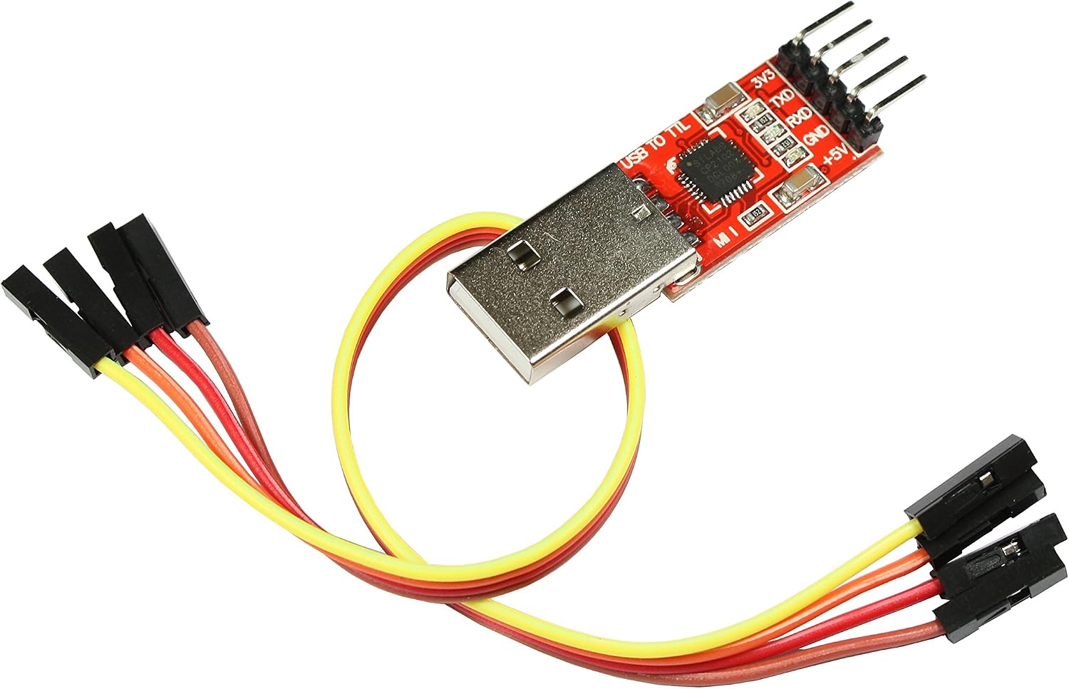 Paradisetronic.com USB-UART Converter, Serial Interface/TTL to USB, CP2102 USB Serial Converter for Linux macOS, Win7, Win8