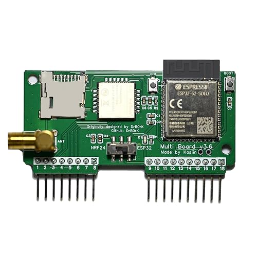 WiFi-module Voor Flipper Zero – 2.4/5GHz, CC1101, NRF Sniffer, Mousejacker – Plug-and-play Uitbreidingskaart Met Antennes