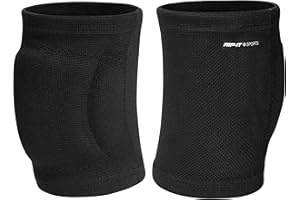 RIP-IT | Perfect Fit Volleyball Knee Pads | Black XL | Lightweight Women’s Sport Equipment