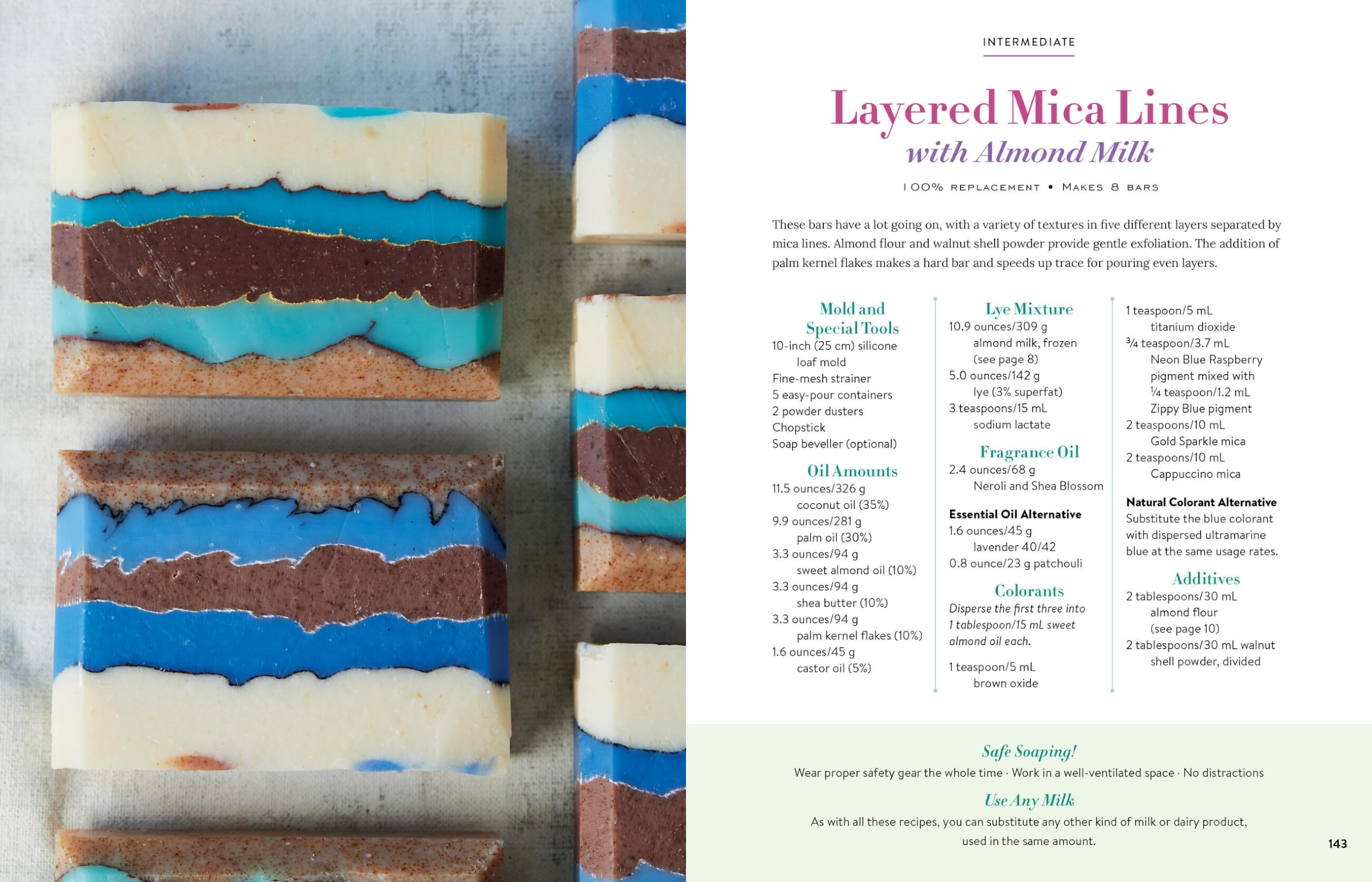 Milk Soaps: 35 Skin-Nourishing Recipes for Making Milk-Enriched Soaps, from Goat to Almond Milk Soaps: 35 Skin-Nourishing Recipes for Making Milk-Enriched Soaps, from Goat to Almond Spiral-bound Kindle