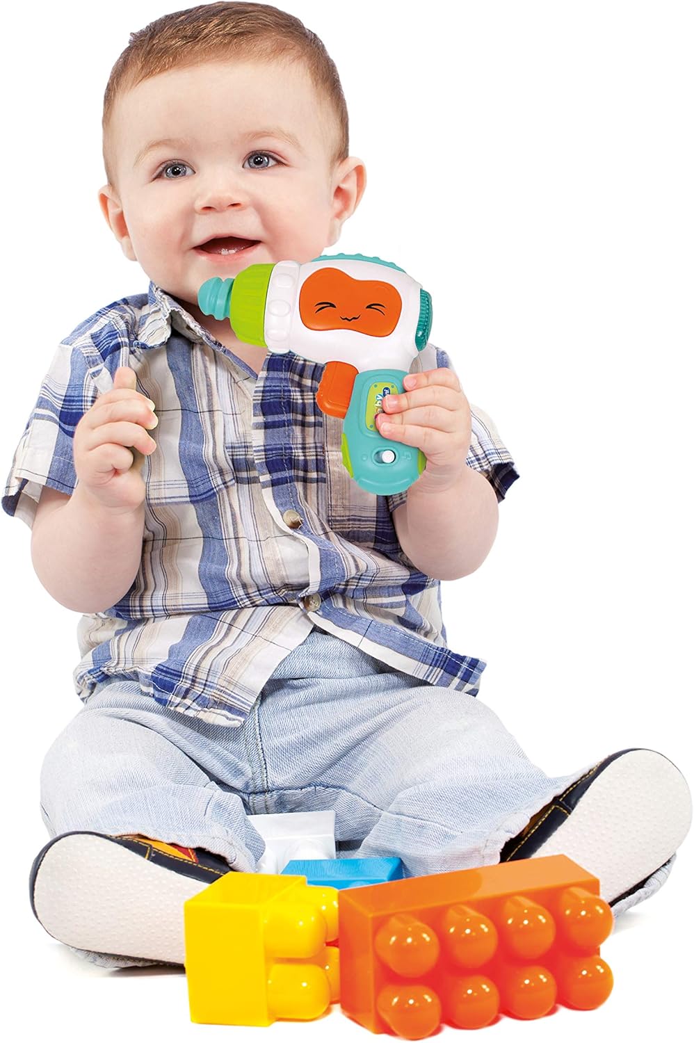 Baby Clementoni, 17328, Berto Il Drano, Early Childhood Game, Italian Speaking Electronic Toy (Batteries Included) - Image 5