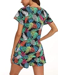 ENJOYNIGHT Womens Pajama Shorts Sets Cotton Pjs