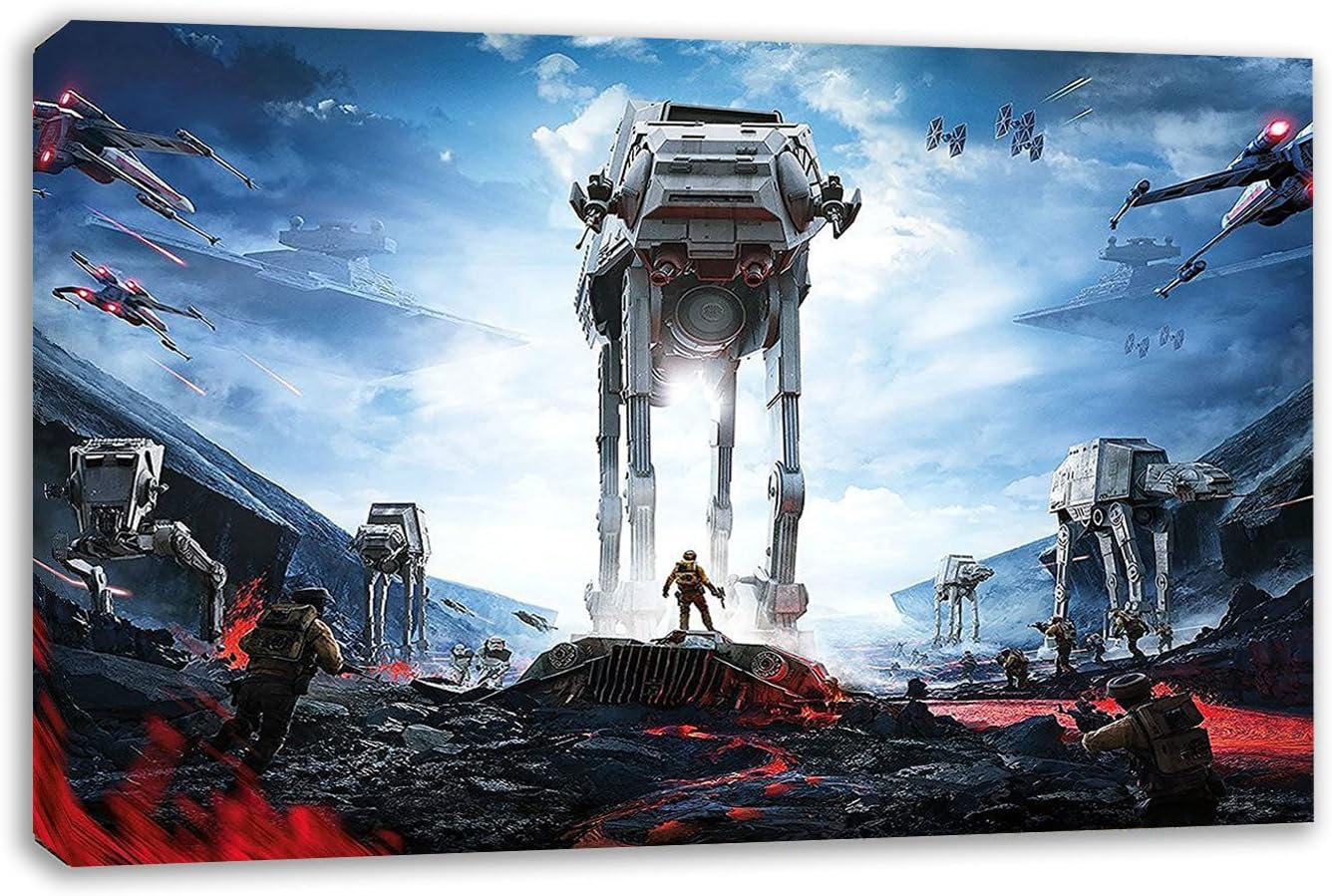 Star Wars Battlefront Canvas Wall Art (44" X 26" / 110 X 65cm)