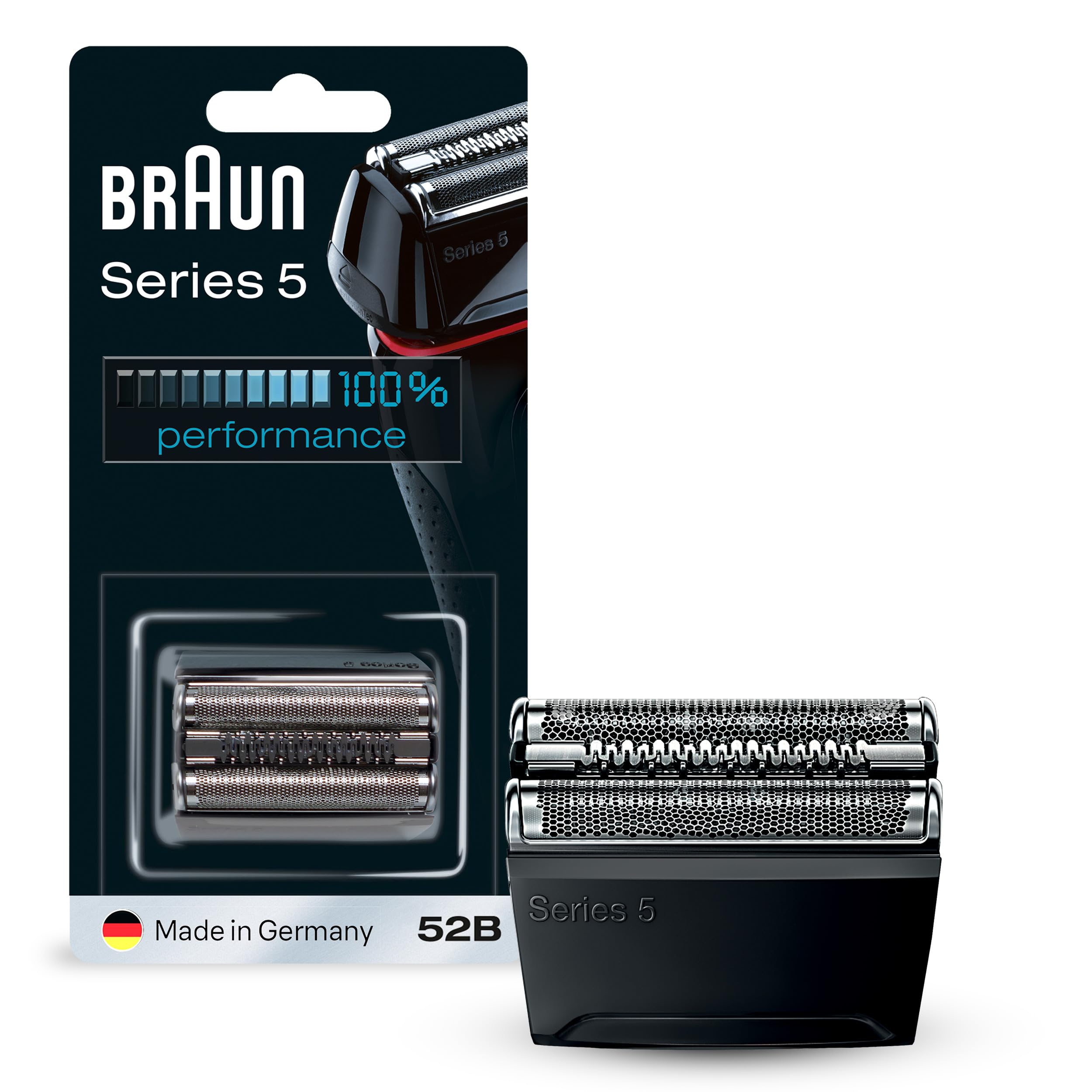 Braun Series 5 52B Electric Shaver Foil & Cutter Replacement Head Cassette