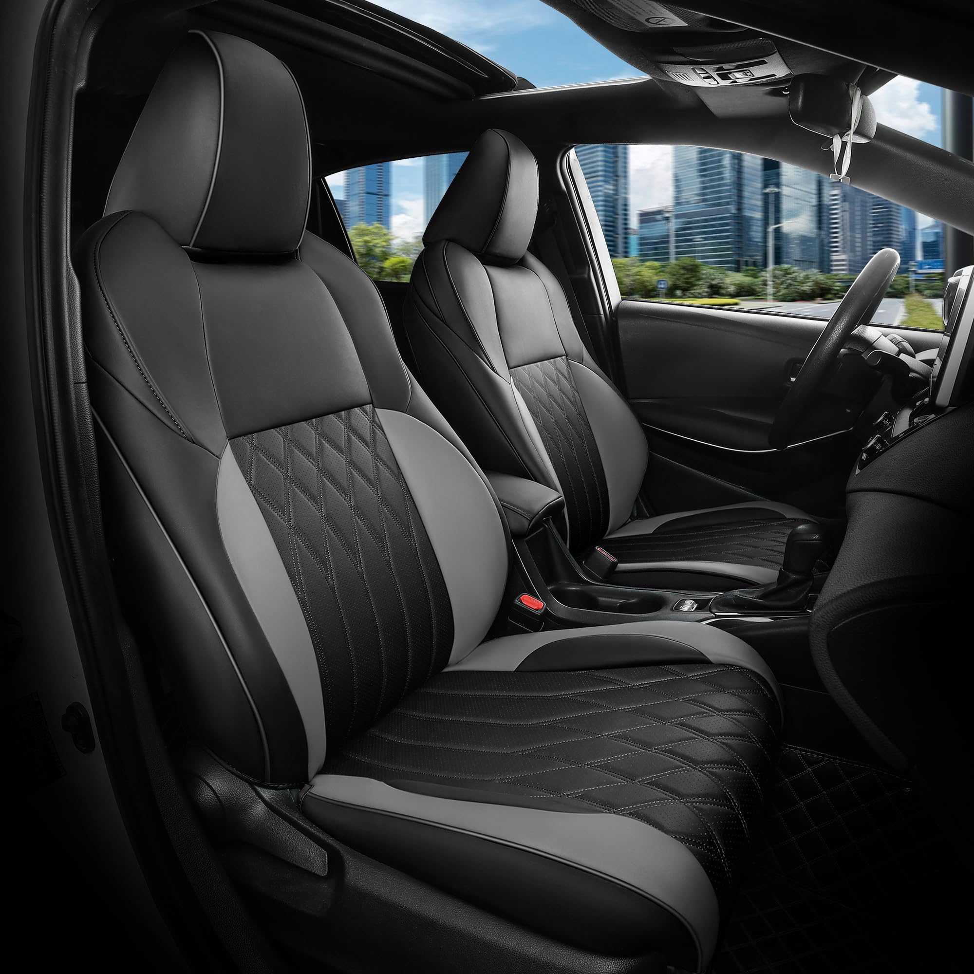 FEINEPRO RAV4 Seat Covers - Custom Fit Seat Covers for Toyota RAV4 2019-2025 Hybrid SE/XSE 2021-2024