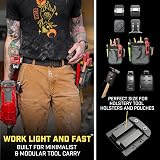Holstery Modbelt Modular EDC Tool Belt 1.75 Inch MIL-SPEC Nylon Black XL view 6