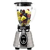 Oster BPCT02-BA0-000 6-Cup Glass Jar 2-Speed Toggle Beehive Blender, Brushed Stainless