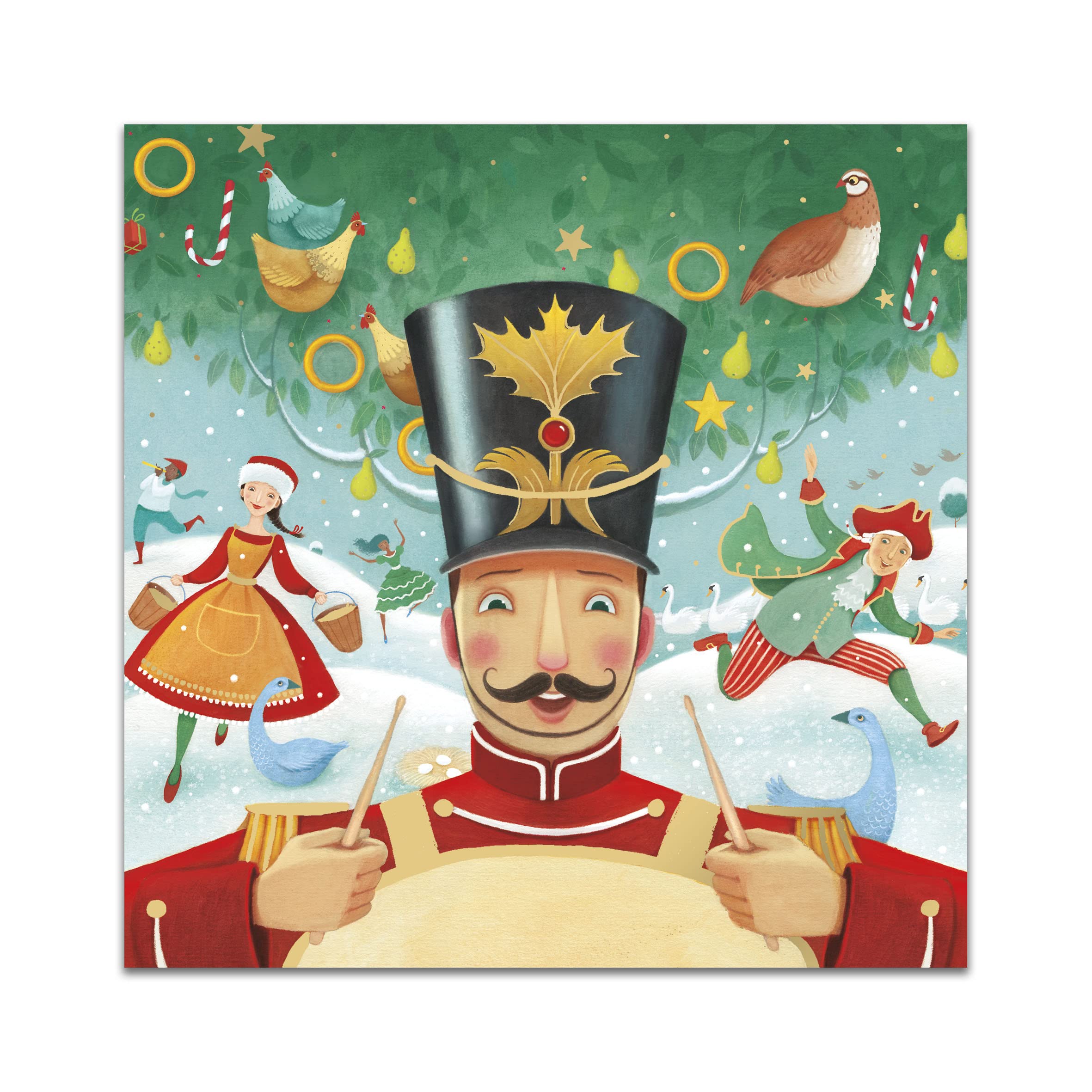 Pack of 8 Little Drummer Boy NSPCC Charity Christmas Cards Xmas Cards 556983