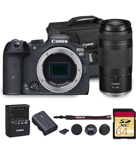 Amazon.com : Canon EOS R7 Mirrorless Camera with 18-45mm and 55