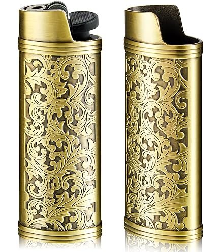 アンティーク雑貨 DAV MINI LIGHTER SLEEVE STAINLESS STEEL Titanium Lighter Sleeve - Bic Mini and Classic Holder