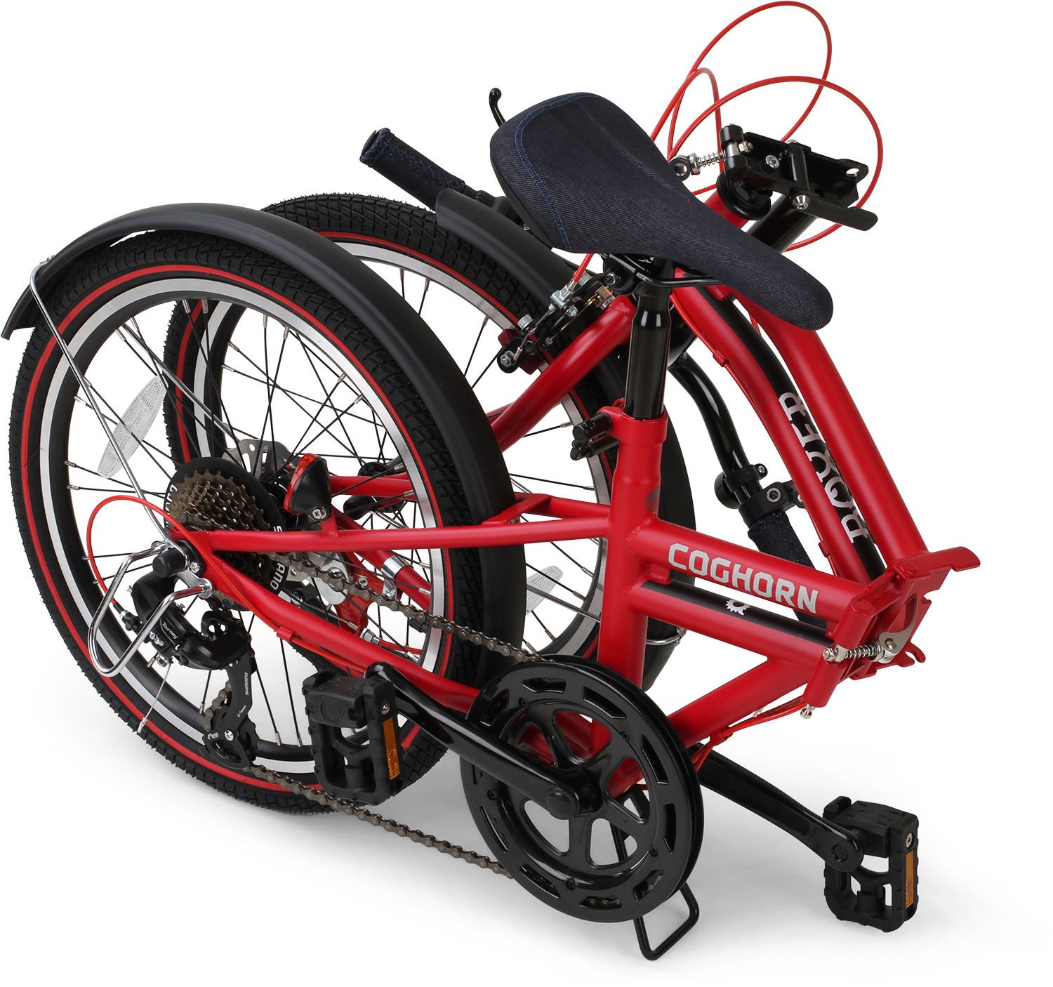 Coghorn Boxer Folding Bike with Compact 7Speed Frame and 20in Wheels 2021