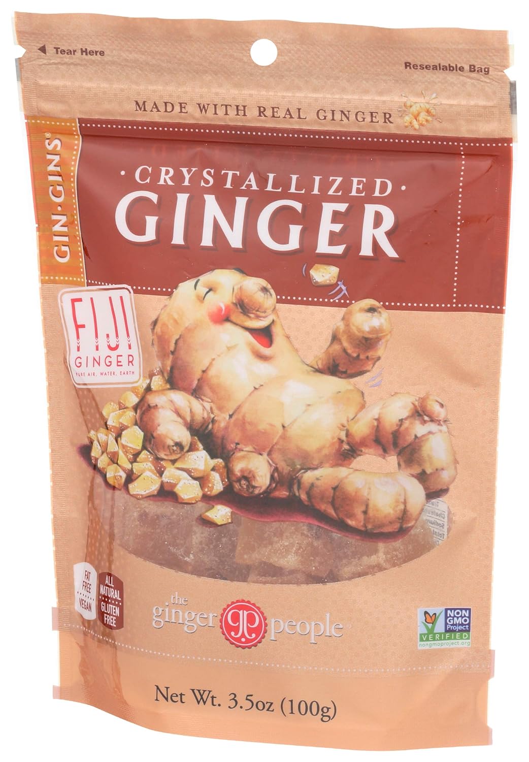 Ginger People Crystallized Ginger Candy, 3.5 Ounce : Hard Candy : Grocery & Gourmet Food