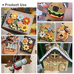 HaoFeiJH Felt Sheets - 6PCS Soft Felt Squares
