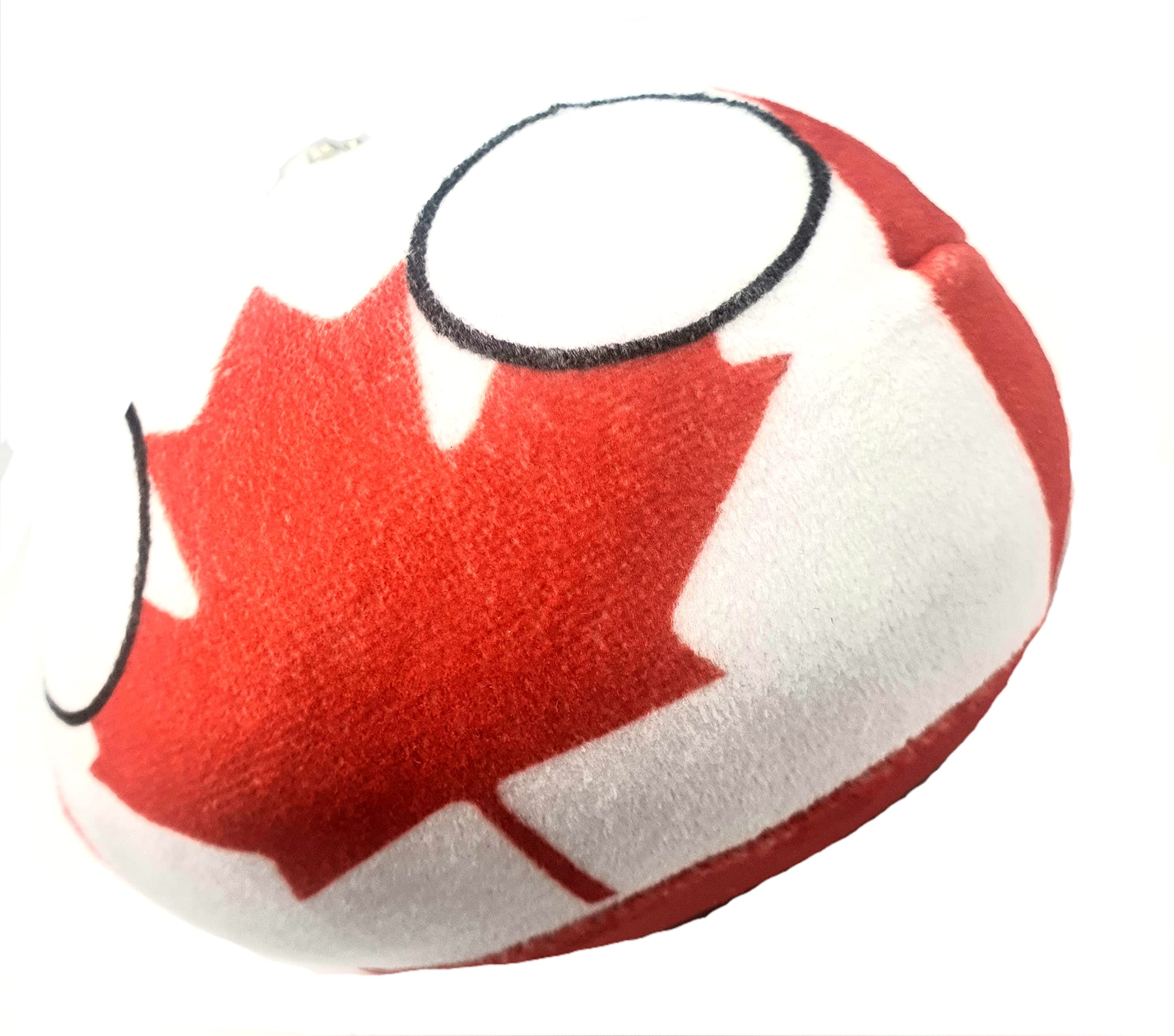 10cm Countryballs Country Ball Cute Canada Canadian Maple Leaf Flag Cuddly Meme Ball Toy Gift