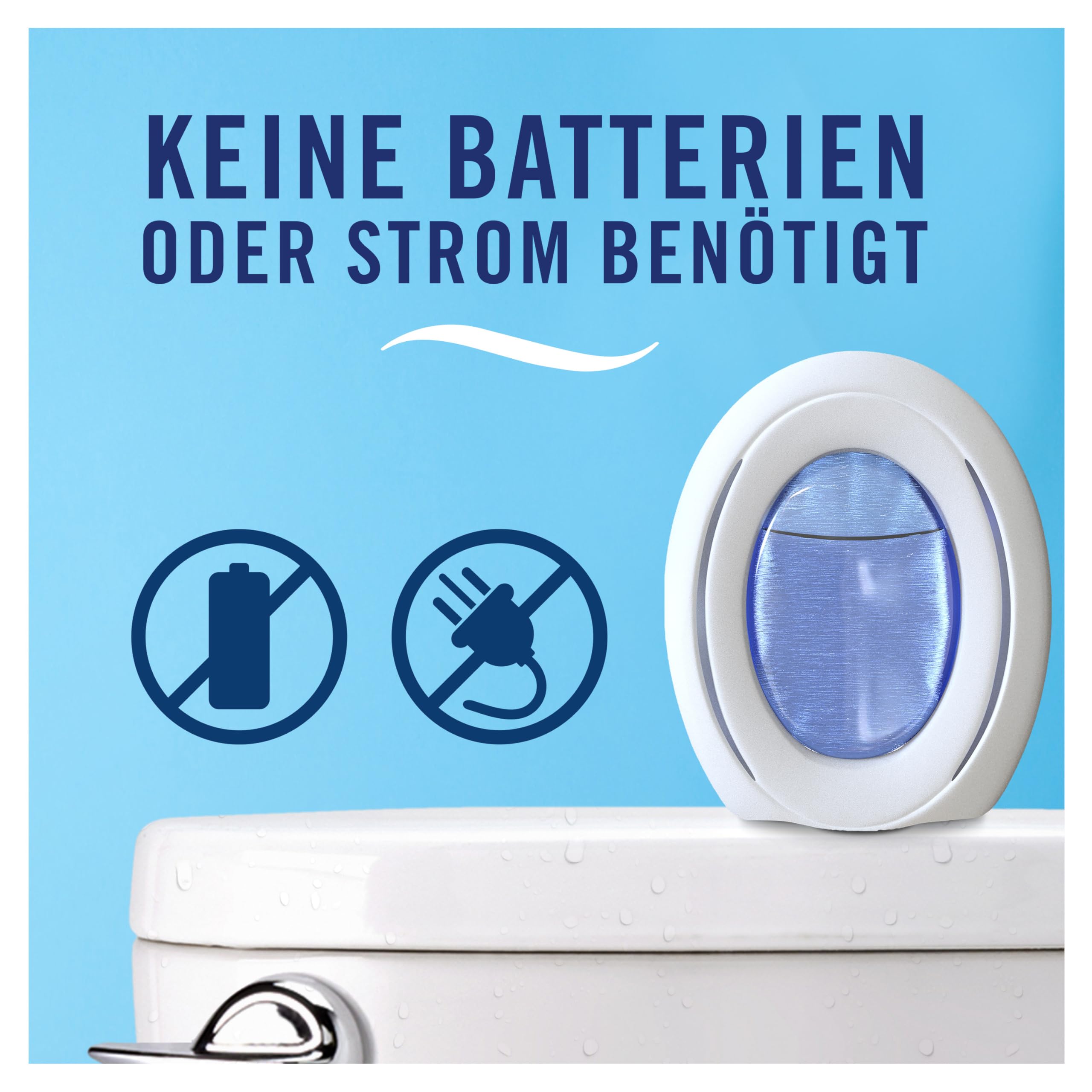 Febreze Bad Lufterfrischer, Lenor Aprilfrisch, 5 Stück, Kontinuierliche Geruchsbekämpfung und -verhinderung für Badezimmer 6