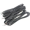 daier 5Pcs 3.5mm Male Plug to Bare Wire Open End TRRS 4 Pole Stereo 1/8" 3.5mm Plug Connector Cable Replacement for Headphone Headset Earphone Microphone Audio Cable Repair 4.9ft