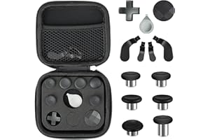 SEDICOCA Controller Paddles Thumbstick Accessories Replacement - for Xbox One Elite Controller Series 2 Core Joystick Kit Parts Back Paddle Thumb Sticks Buttons Component Pack Accessory 13in 1