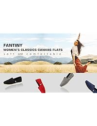 Fantiny - Zapatillas clásicas de lona para mujer, con viscoelástica, zapatos de zapatos de estilo informal