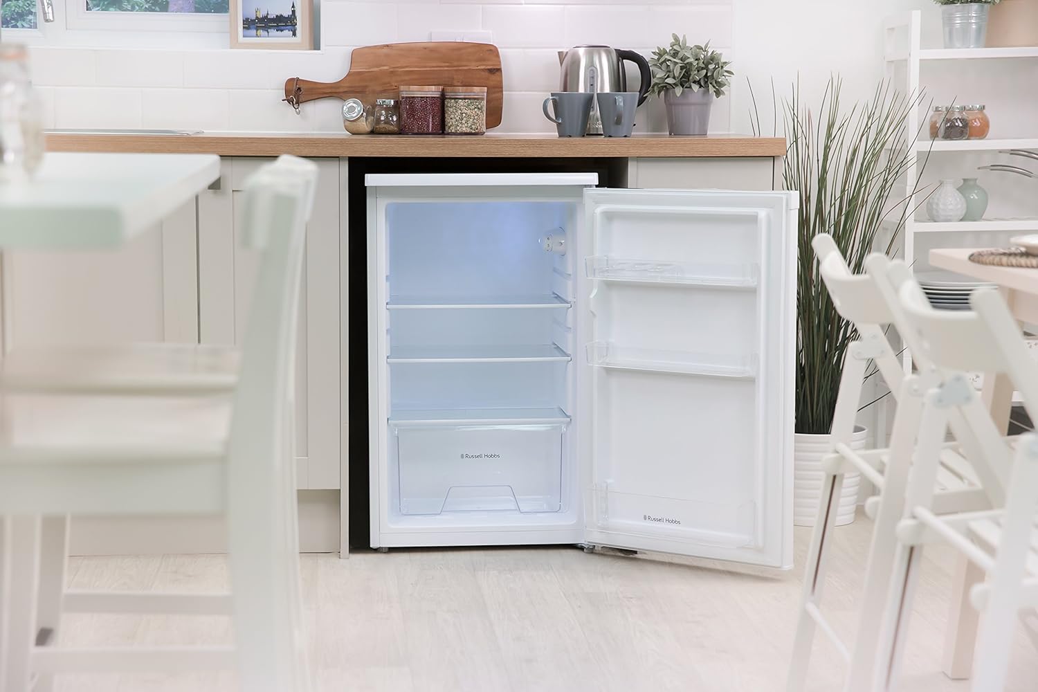 Russell Hobbs RHUCLF2W White Under Counter 50cm Wide Freestanding