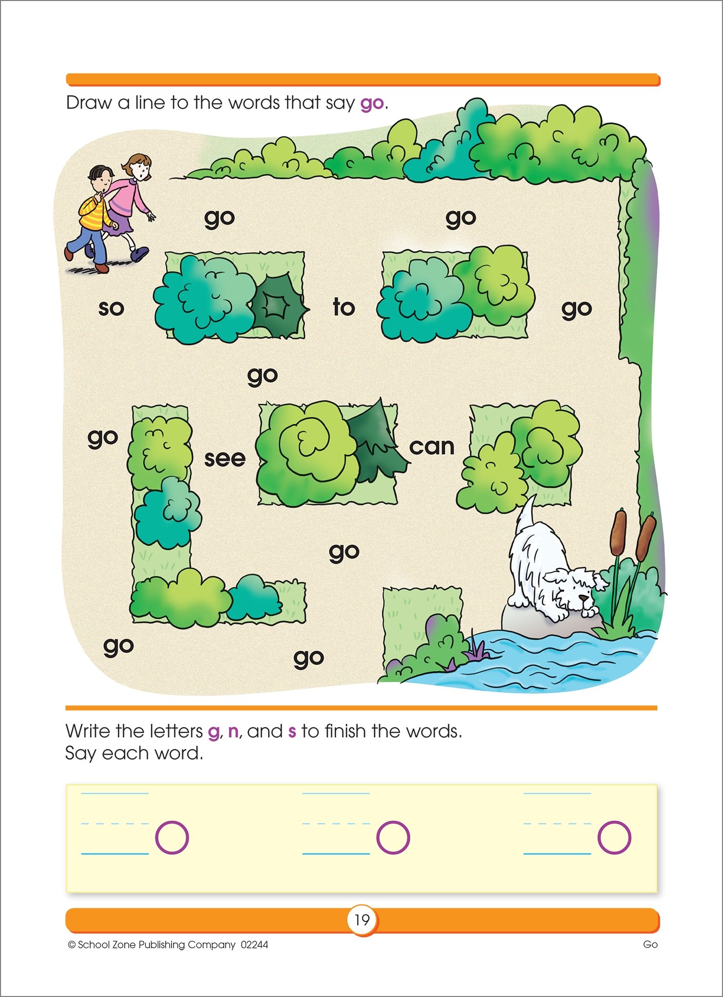 Amazon Com School Zone Sight Word Fun Workbook 64 Pages Ages 6 To 7 1st Grade Word Recognition Spelling Letter Sounds Context Clues Categorizing And More School Zone I Know It