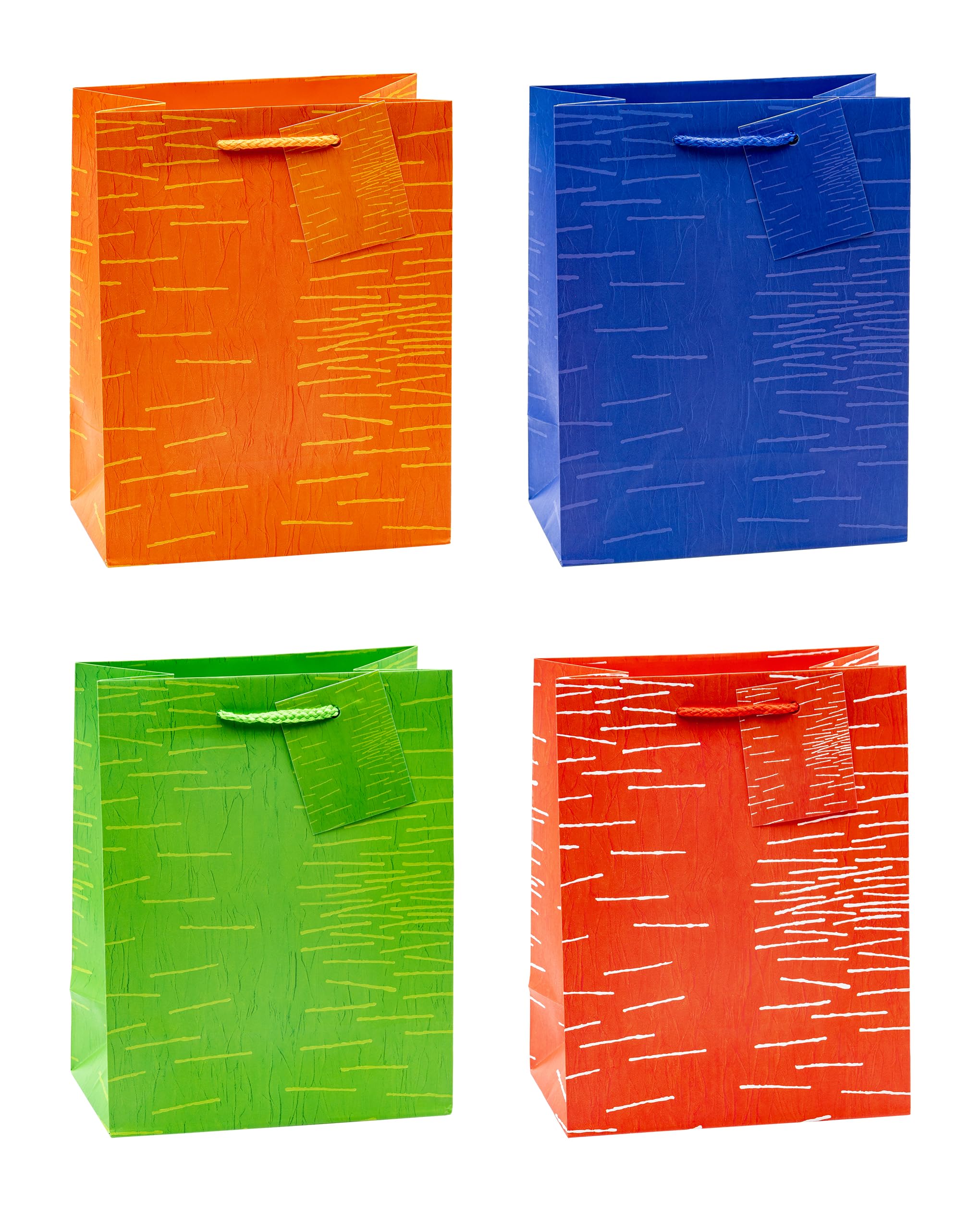 TSI 85011 gift bags "Laura", Pack of 12, size: medium (9 x 7 x 4 inch)