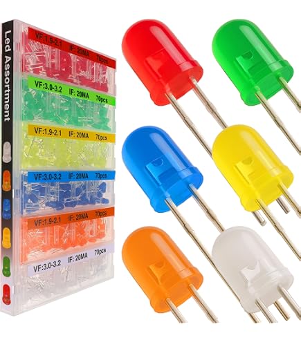 500 LEDs 5mm wasserklar rot Typ WTN-5-600r 500 LEDs 5mm wasserklar rot Typ WTN-5-600r
