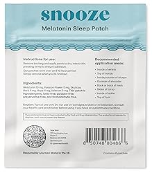 Dew Well - Snooze Melatonin Sleep Patch - Supports