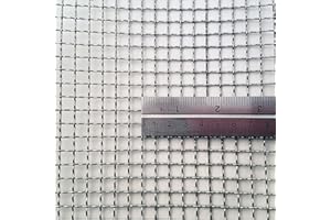 Woven Wire Mesh, 3 mesh (Stainless Steel 304L) – 7.3mm Aperture – by Inoxia Cut Size: 15cmx15cm