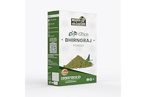 HIREDIT Bhringraj Eclipta Alba Powder (Bhringraj Powder, 3.52 Ounce) Pure Organic False Daisy Karisalankanni Bhringrajasava Powder Nourishes Hair Naturally / 100gms