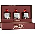 Giusti Italian Balsamic Vinegar Gift Set – Gourmet Collection of 3 Aceto Balsamico di Modena-Based Condiments, Matured in Single Wood Barrels: Oak, Juniper, and Cherry - 3 x 1.69 fl oz (3 x 50 ml)