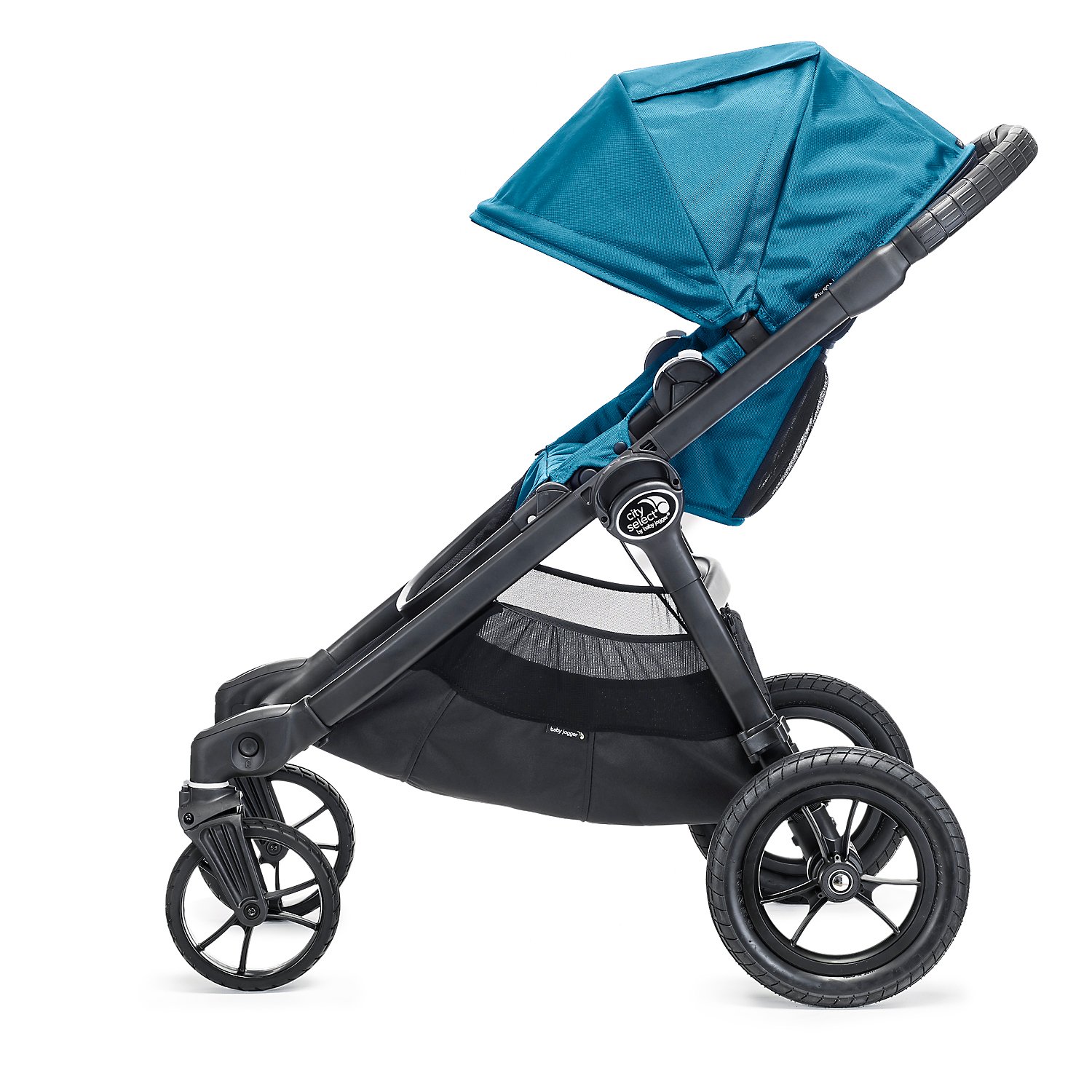 city select double stroller teal