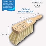 Newman and Cole Natural Wooden Hand Brush Soft Synthetic Bristle view 3