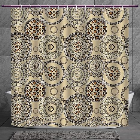Stylish Shower Curtain 2 0 Primitive African Safari Patterns