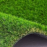 AYOHA 4' x 6' (24 Square ft) Artificial Grass, Realistic Fake Grass Deluxe Synthetic Turf Thick Lawn Pet Turf, Indoor/Outdoor
