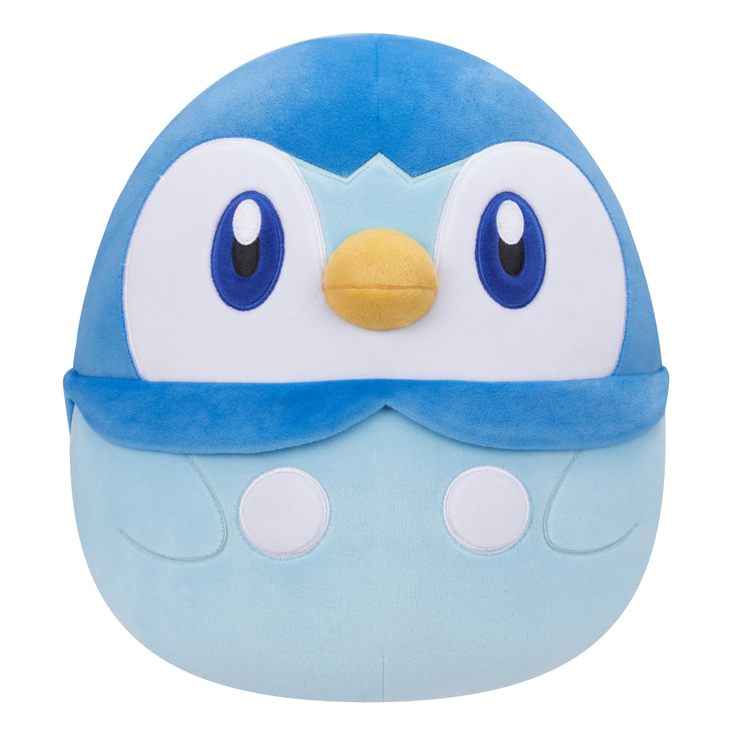 Jazwares Squishmallows Pokémon 10-Inch Piplup Plush - Add Piplup to your Squad, Ultrasoft Stuffed Animal Jumbo Plush, Official Kelly Toy Plush