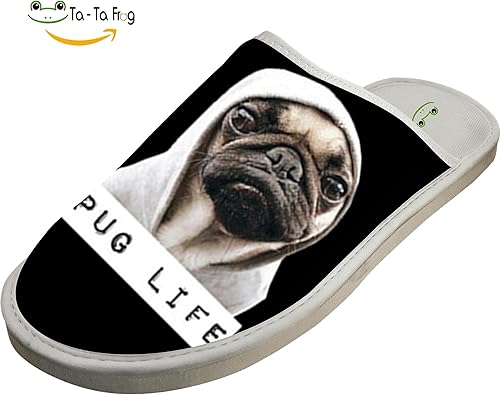 mens pug slippers