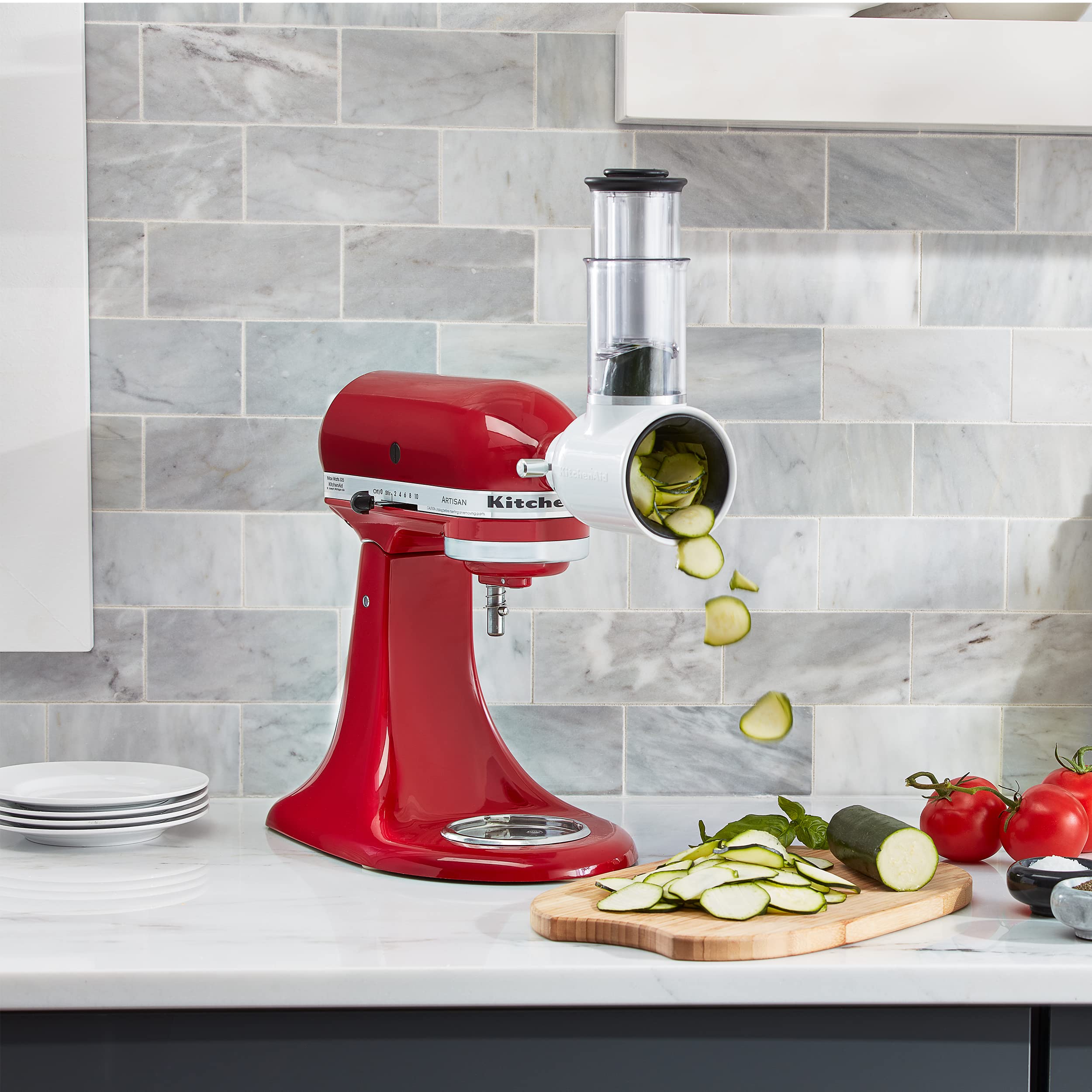 KitchenAid® Food Grinder + Fresh Prep Slicer/Shredder Attachment Bundle