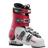ROCES IDEA UP Adjustable Ski Boots for Kids &ndash; Youth &amp; Toddler Ski Boots with Single Buckle &ndash; Expandable Downhill Ski Boots for Growing Feet &ndash; Girls &amp; Boys Sizes