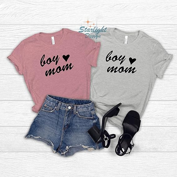 Boy Mom TShirt Cool Mom Shirts Mom Life Shirt Shirt For