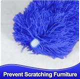 Fogray 2025 Extendable Feather Duster Microfiber Telescopic Pole Dark Blue view 6